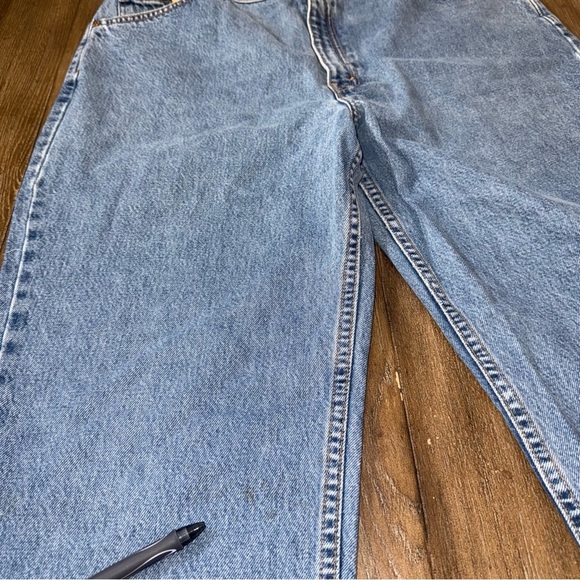 Vintage Levi's 512 Slim Taper Made In The USA Womens Lightwash Jeans Size 18 S - Picture 11 of 13